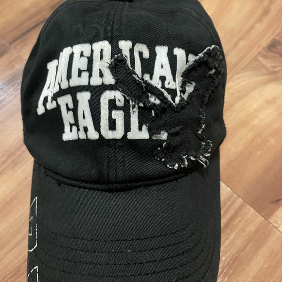 Y2K American Eagle Outfitters Black Cap - Picture 2 of 8